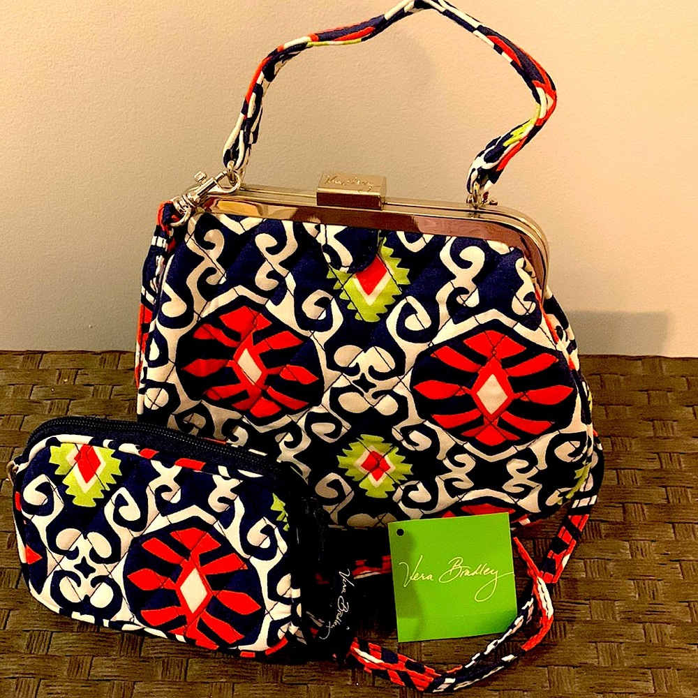 Vera Bradley Crossbody/Clutch Bag with Small Wallet (New/Unused)